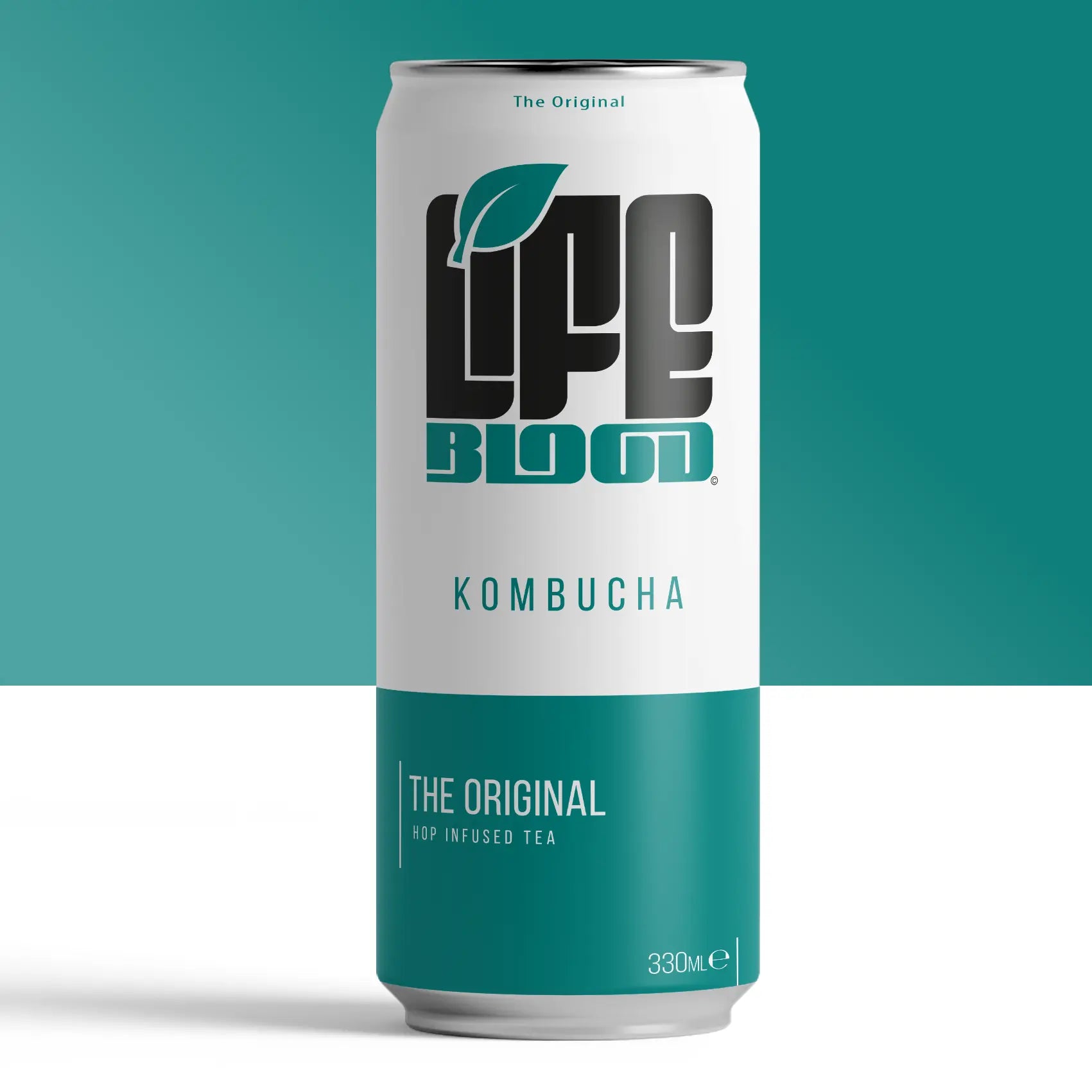 Life Blood The Original kombucha 330ml can, front of pack