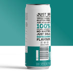 Back of a Life Blood The Original kombucha 330ml can showing the ingredients
